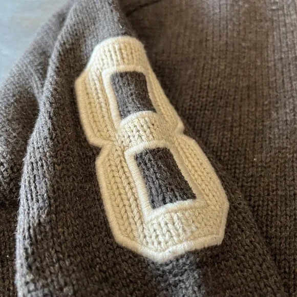 Tommy brown 1/4 zip sweater - Picture 3 of 5